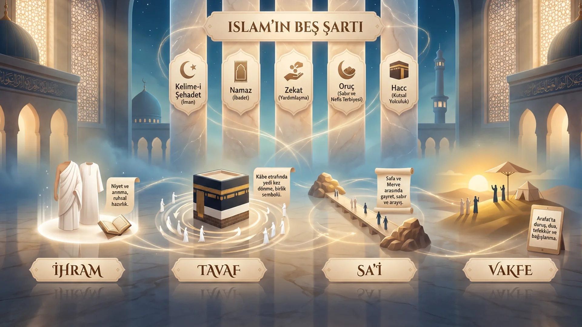 Hac Menasiki Nelerdir? Sirasiyla Tum Hac Ibadetleri