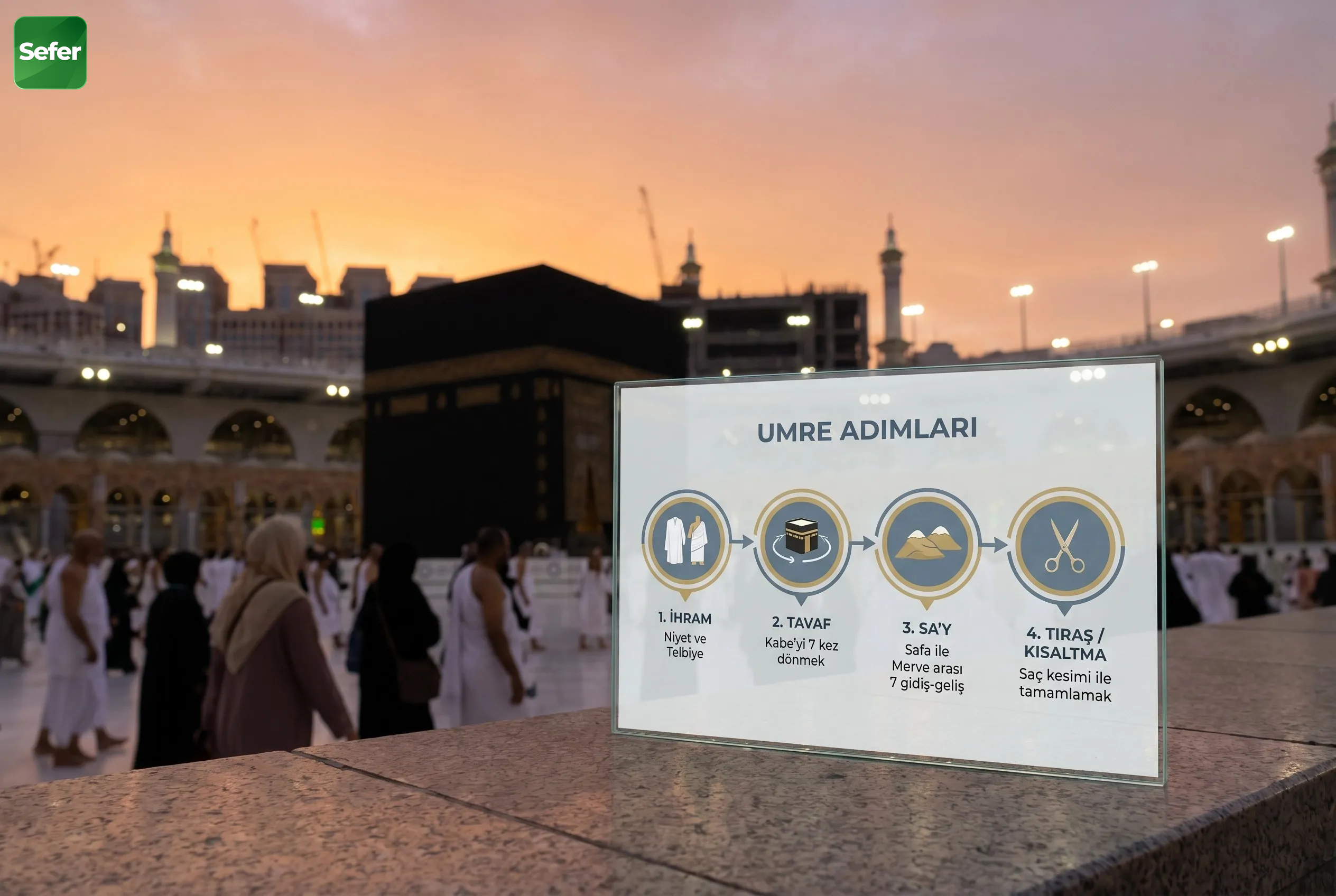 Umre İbadetleri - Adım Adım Umre Yapılışı ve Duaları 2026