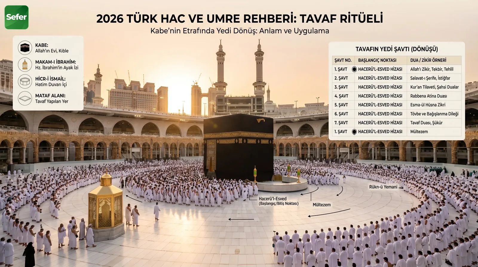 Kabe Tavafı - Tavafın Önemi, Faziletleri ve Nasıl Yapıldığı 2026