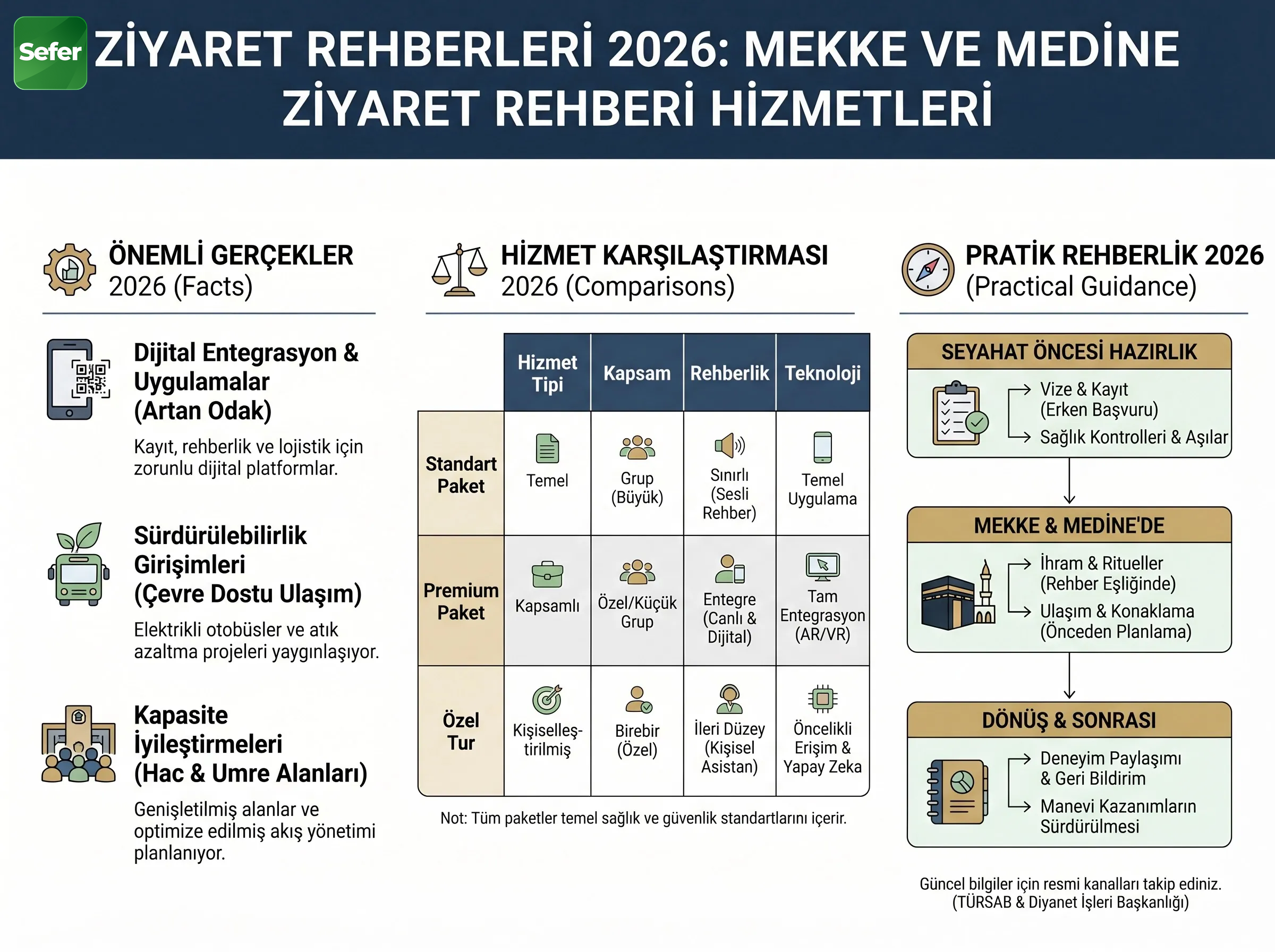 Umre Ziyaret Yerleri - Mekke ve Medine'de Görülmesi Gereken Yerler 2026